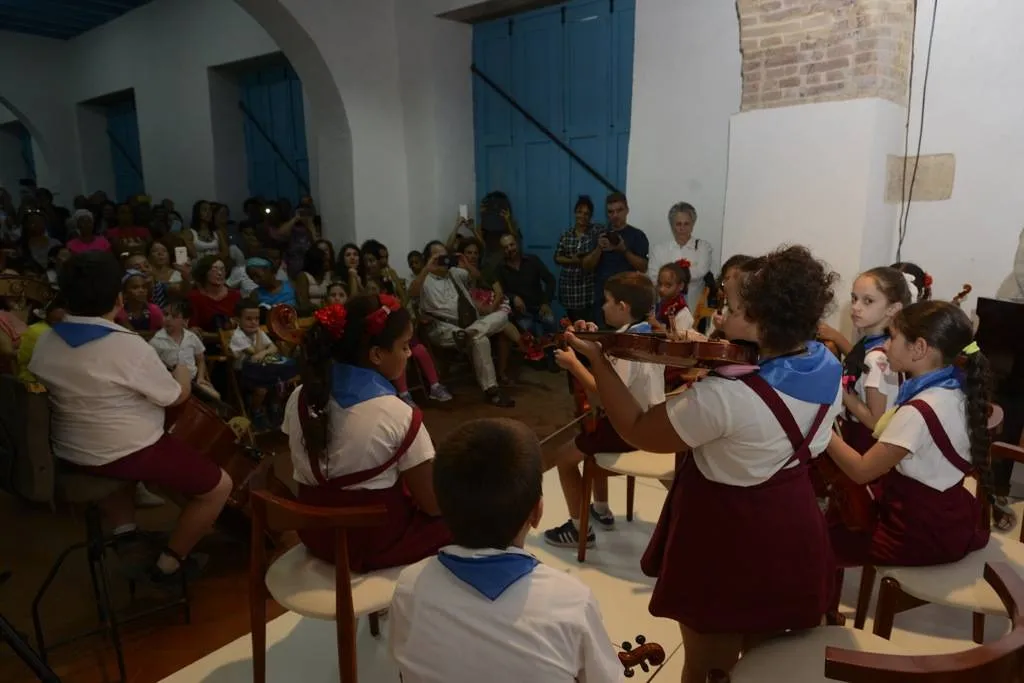 Children's Symphonic Center of Old Havana. Photo: Néstor Martí.