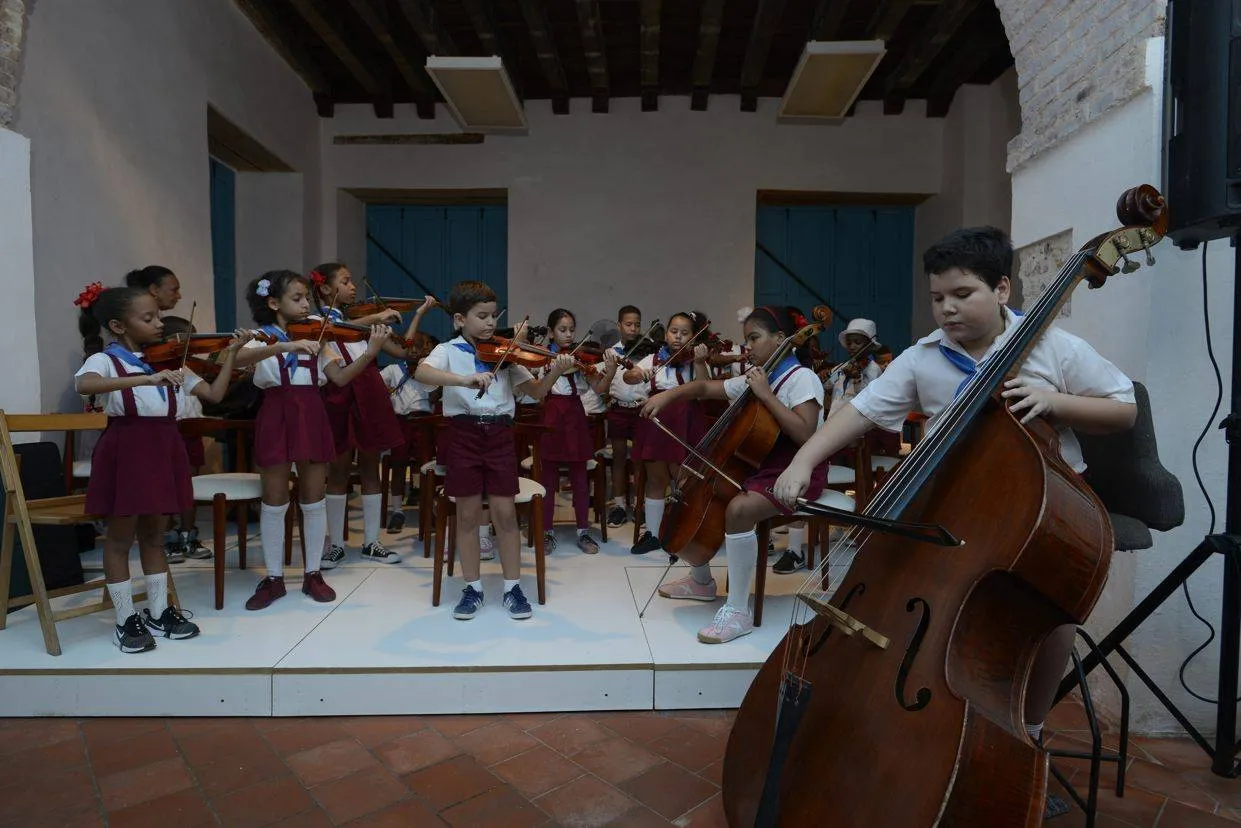 Centro Sinfónico Infantil de La Habana Vieja. Foto: Néstor Martí.