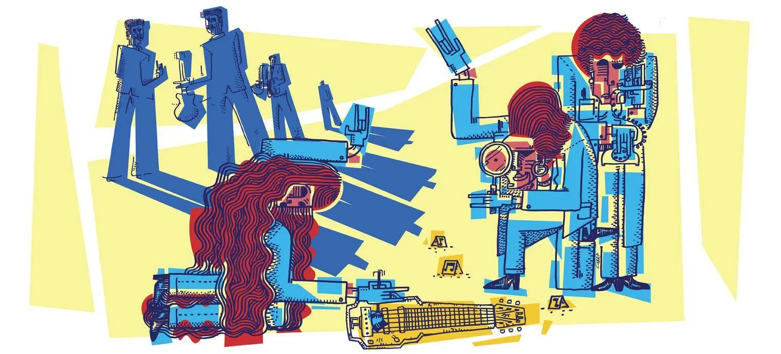 Los Llopis. Ilustración: Rubén Cabrera (Cabra).