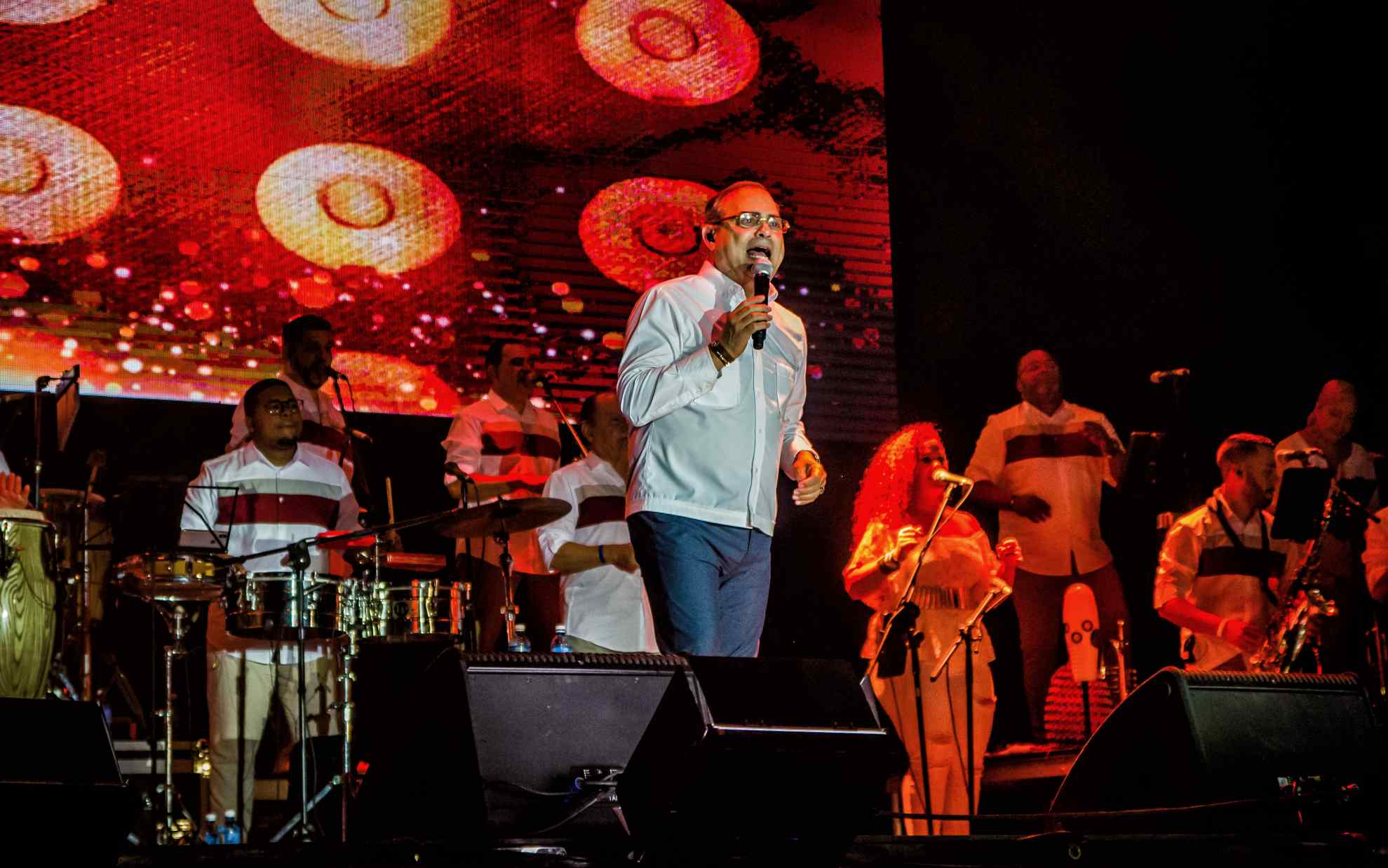 Gilberto Santa Rosa at the Varadero Josone Rumba, Jazz & Son Festival. Photo: Kako Escalona.