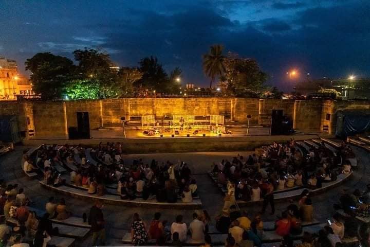 Anfiteatro de La Habana Vieja. Foto: Tomada de las redes sociales. 